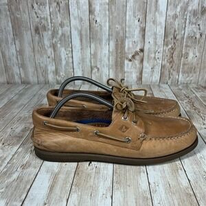 Sperry boat‎ shoes tan Mens 10